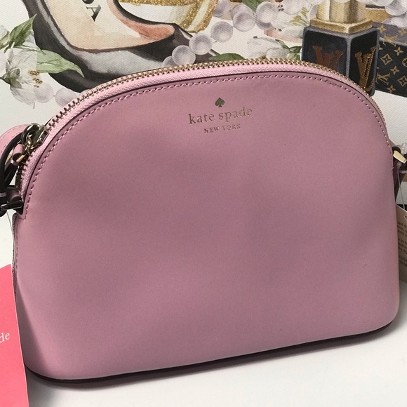 NWT Kate Spade Dome Leather Crossbody Bag- Pink 🌸💕 - Picture 10 of 17